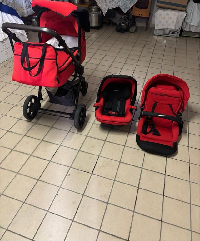 Trio Foppapedretti Navicella Ovetto Passeggino