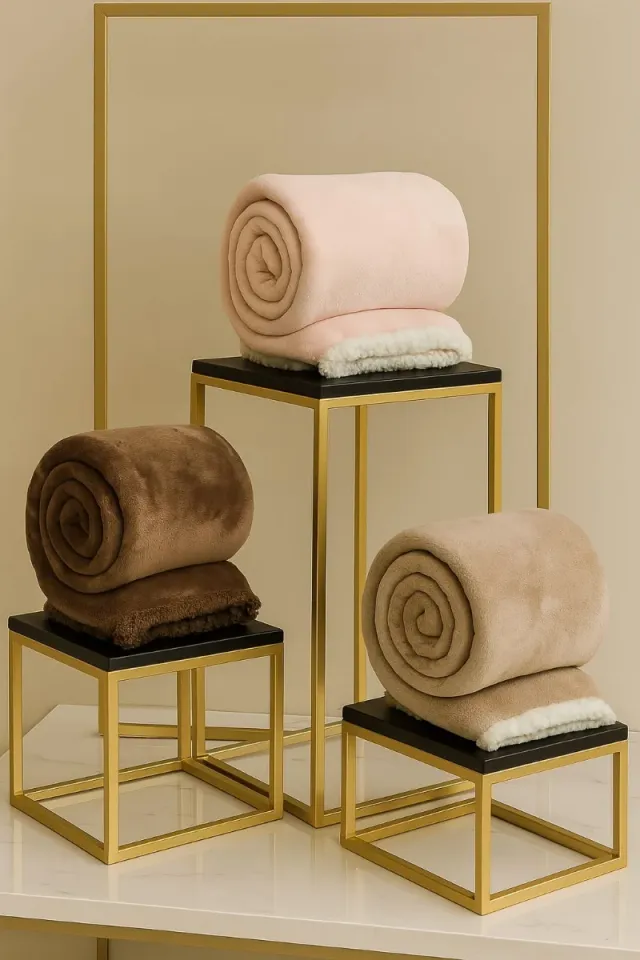 Coperta pile agnellato