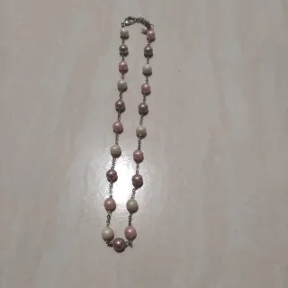 Collar Perlas de Mallorca Rosa palo, Blanco y rosa