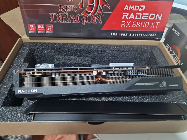 Tarjeta Gráfica PowerColor AMD 6800 XT 16gb vram
