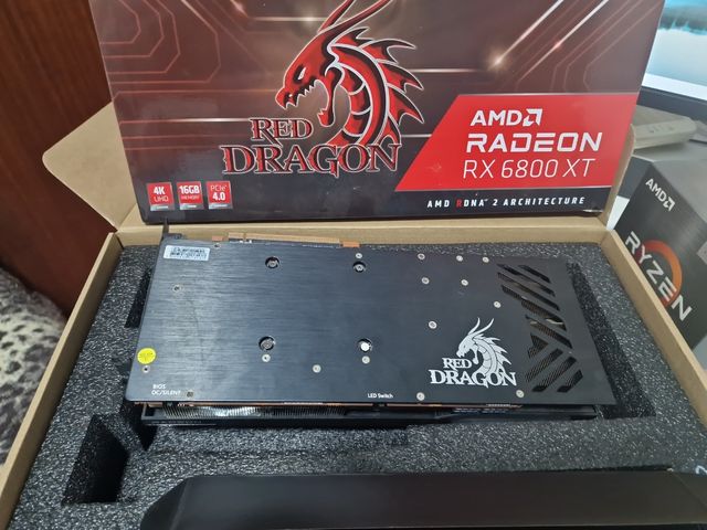 Tarjeta Gráfica PowerColor AMD 6800 XT 16gb vram