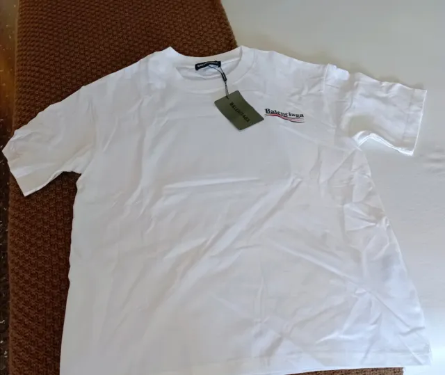 Camiseta valenciaga Blanca Nueva