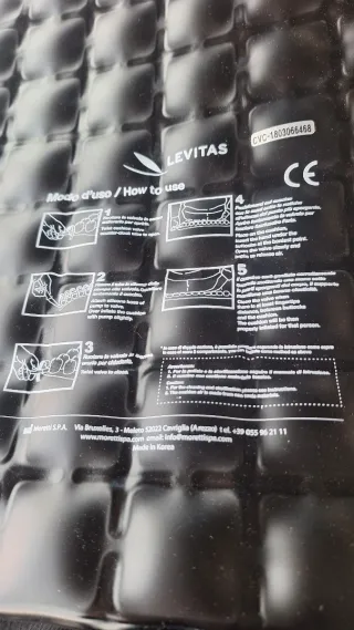 Cuscino pneumatico Levitas per sedia a rotelle