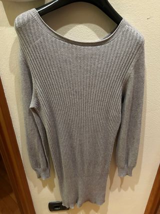 Vestito lana donna grigio