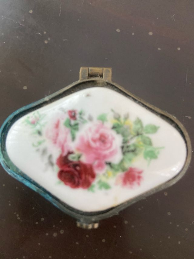 Mini cajitas cerámica motivos florales