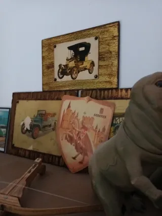 LIQUIDACIÓN Lote Cuadros, Crucifijo, Espejo y TV