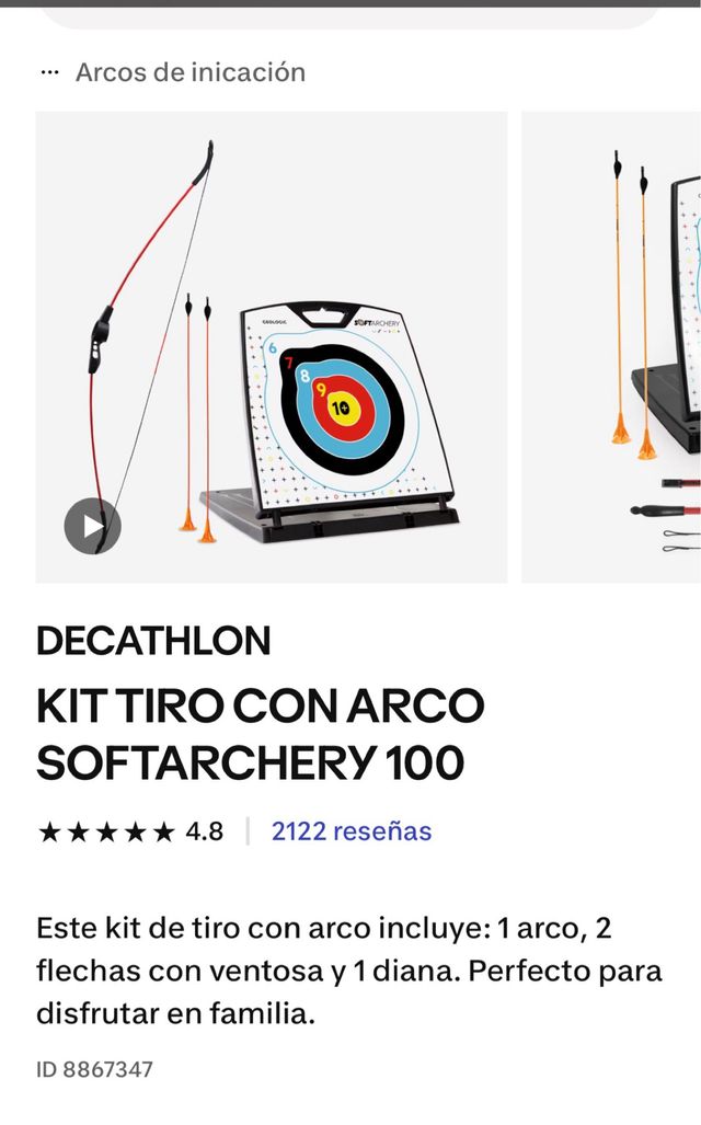 Kit Tiro con Arco Decathlon Softarchery 100
