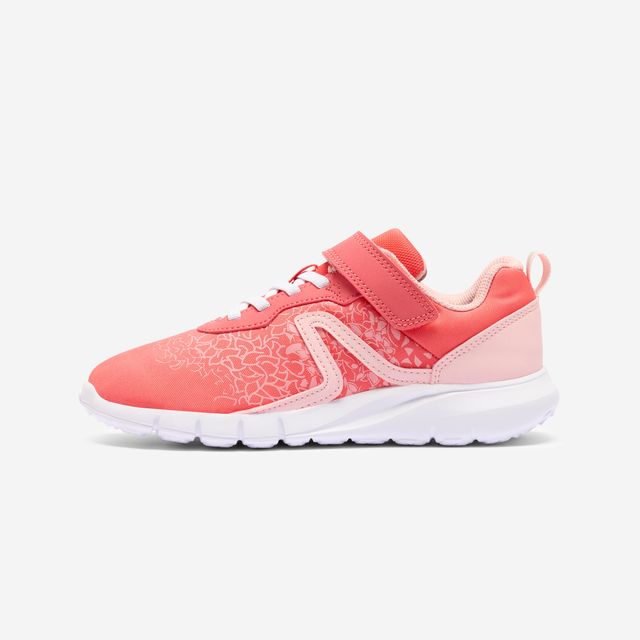 Zapatillas marcha con tira adherente Niños Soft 140 rosa