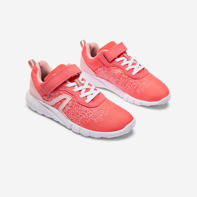 Zapatillas marcha con tira adherente Niños Soft 140 rosa