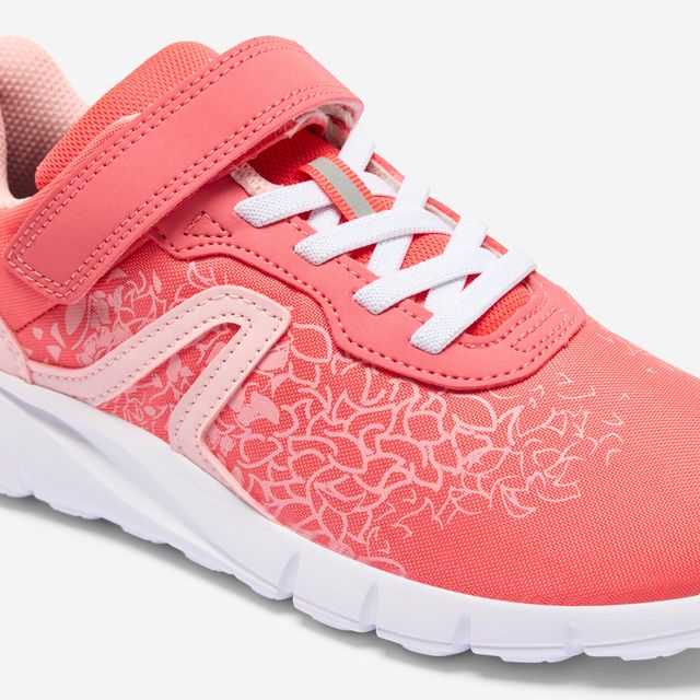 Zapatillas marcha con tira adherente Niños Soft 140 rosa
