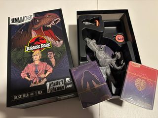 Unmatched Jurassic Park Dr. Sattler vs T. Rex