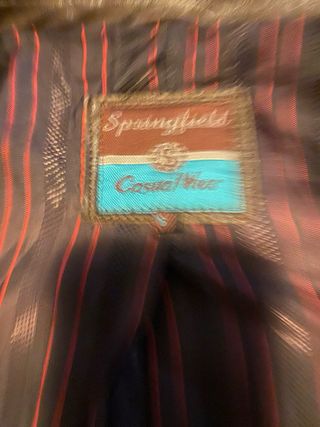 Chaqueta de cuero Springfield Marrón
