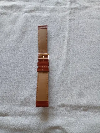 Cinturino pelle marrone 18mm