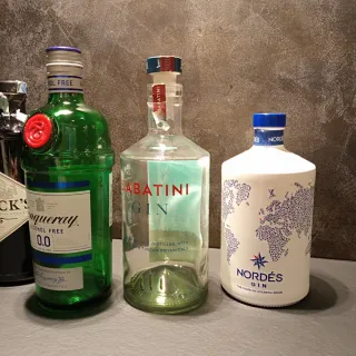 Bottiglie di vetro vuote per collezionismo