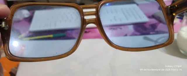 Gafas Vintage Marrones y Azules