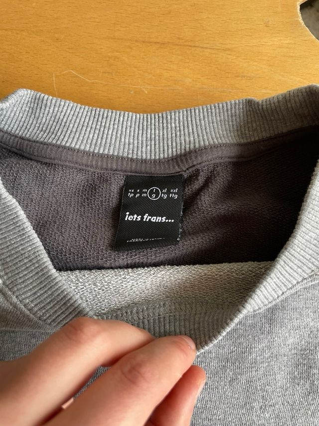 Sudadera Iets Frans gris