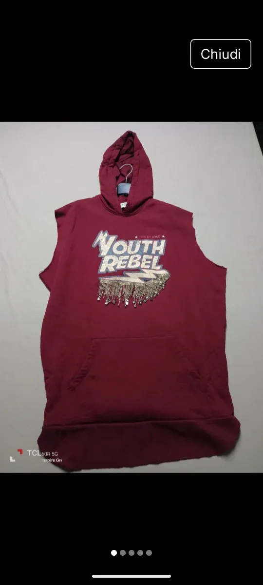 Felpa senza maniche Youth Rebel