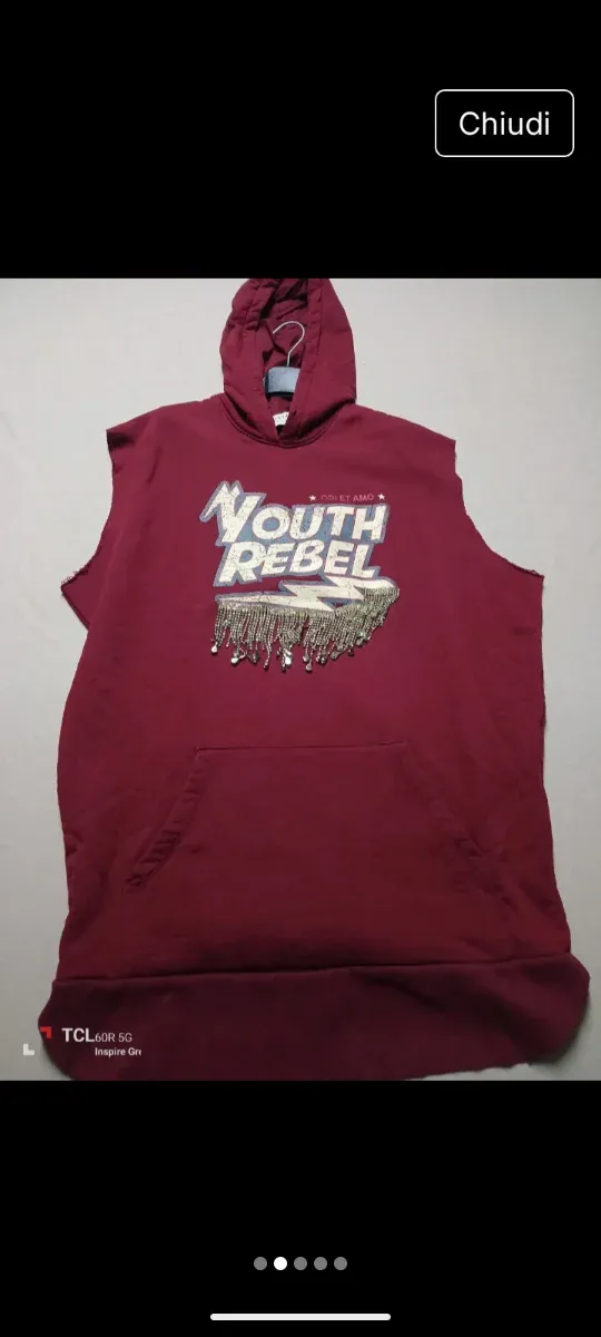 Felpa senza maniche Youth Rebel