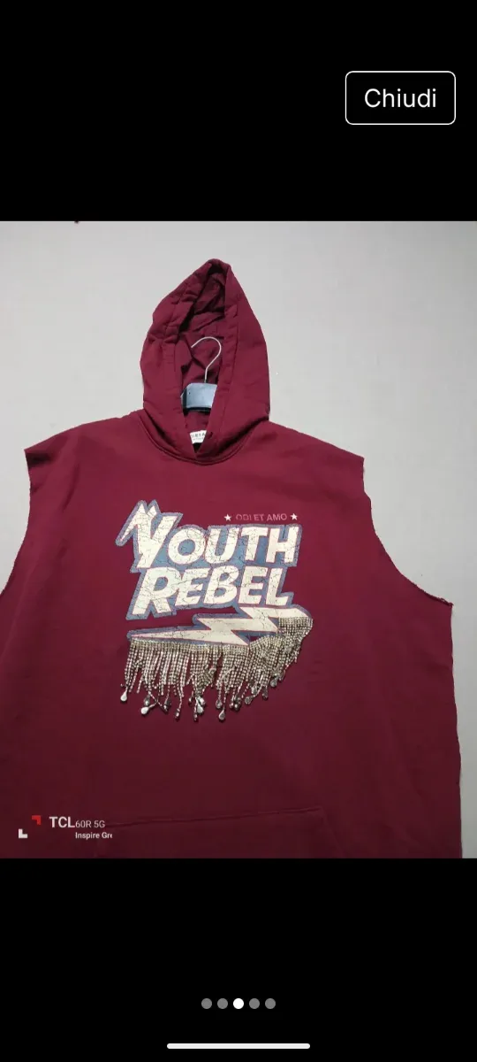 Felpa senza maniche Youth Rebel