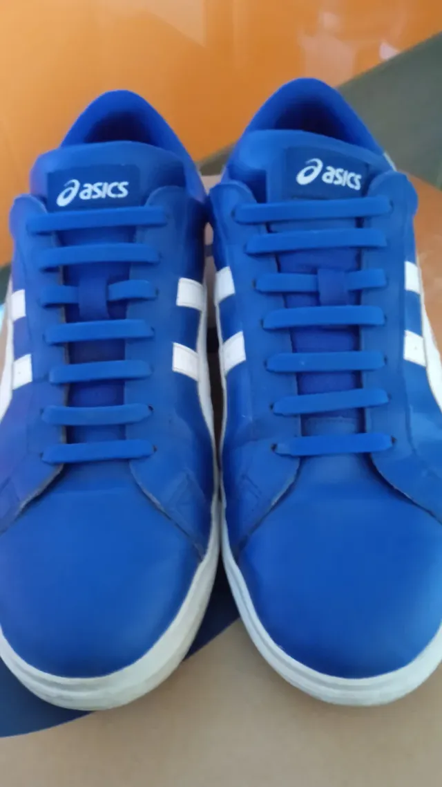 Zapatillas Asics Azul y Blanco