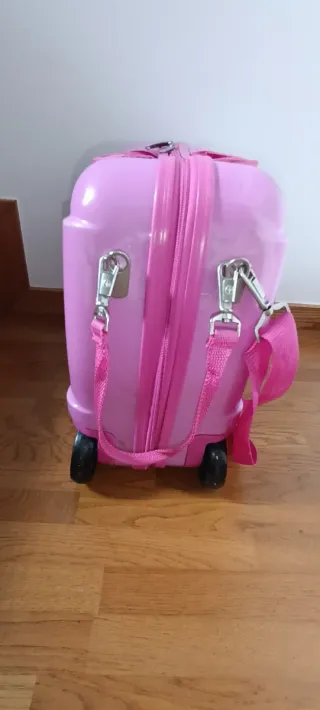 Maleta infantil Minnie Mouse rosa.