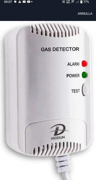 Rivelatore gas casa 220V