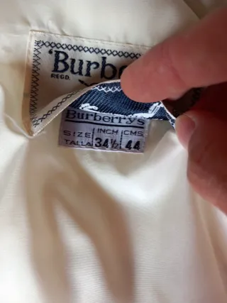 Traje falda lana Burberry Talla 44