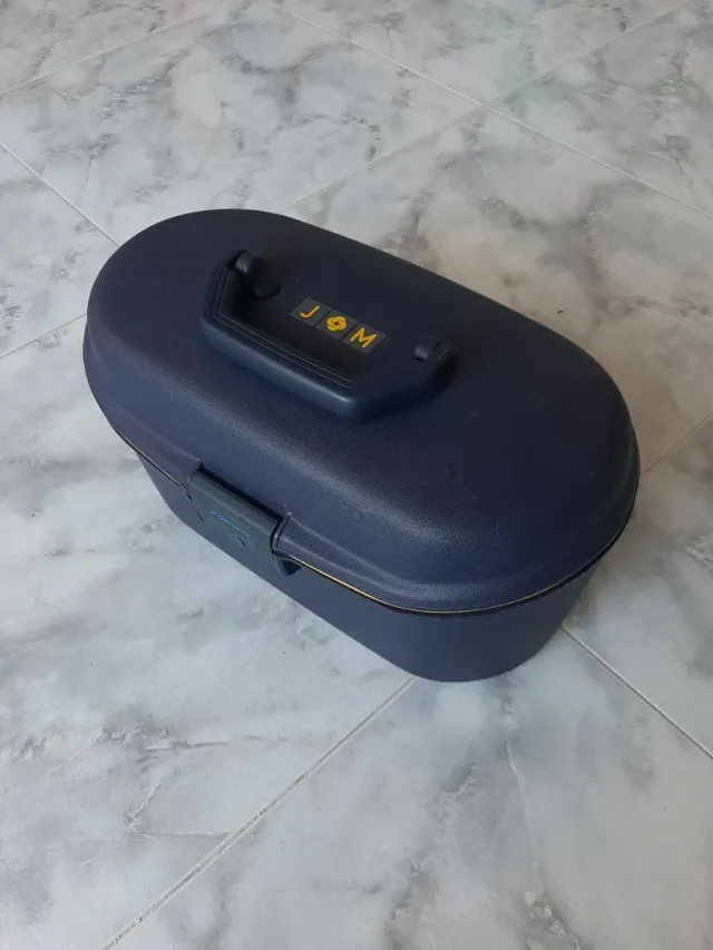 Maleta Neceser Samsonite Azul y Dorado