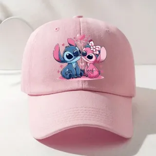 Gorra Disney Stitch y Ángel Rosa