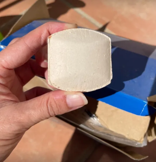 Briqueta cerámica para barbacoa hostelería