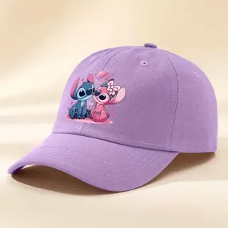 Gorra Disney Stitch y Ángel Morada
