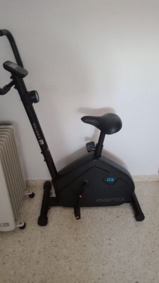 Bicicleta estática negra