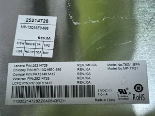 Teclado Lenovo G50-80 Negro