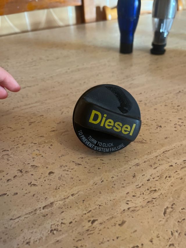 Tapón diésel para coche