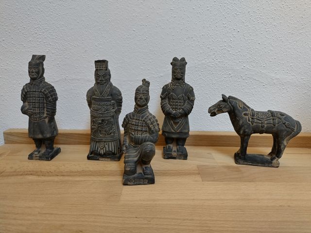 5 Terracotta Guerrieri Dinastia Qin