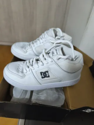 Zapatillas DC Shoes niño blancas talla 36