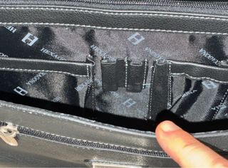 Maletín Hexagona Paris Negro/Gris