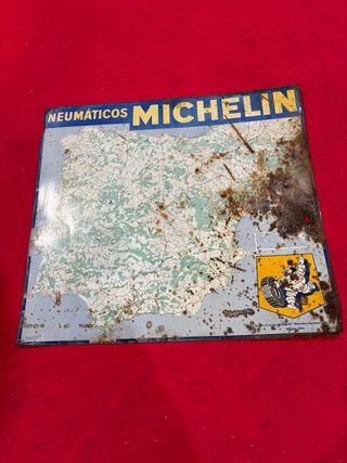 Chapa Michelin Mapa España 1965