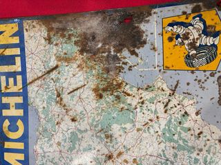 Chapa Michelin Mapa España 1965