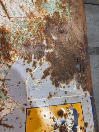 Chapa Michelin Mapa España 1965