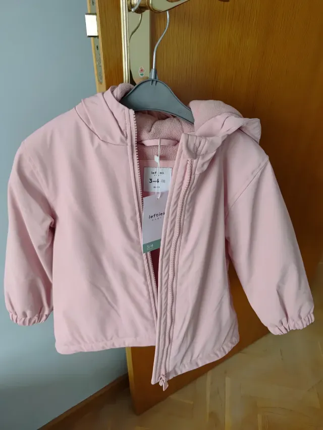 Parka niña rosa talla 3 años