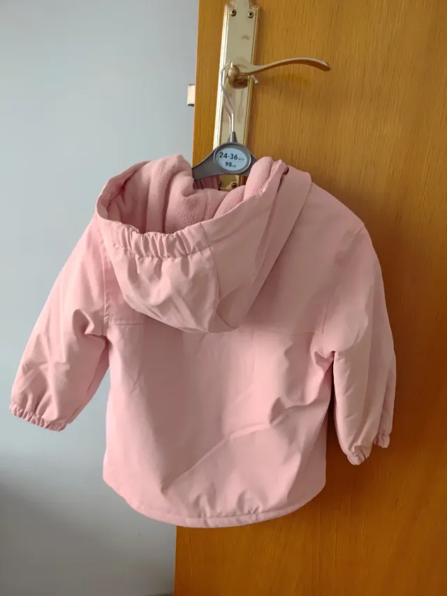 Parka niña rosa talla 3 años