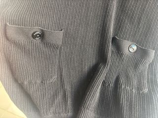 Chaleco Chanel Negro Mujer  algodon