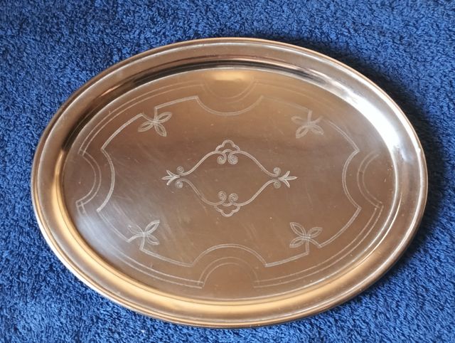 2 Bandejas Alpaca Plateada Hijos de L. Meneses.