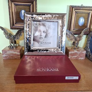 SOVRANI Cornice Portafoto in Argento foto cm 18x18