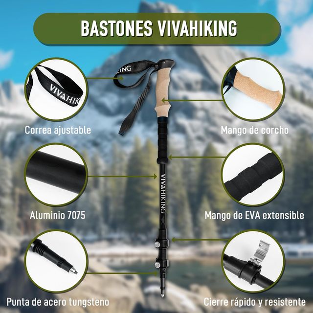 Bastones Senderismo NUEVO SIN USO