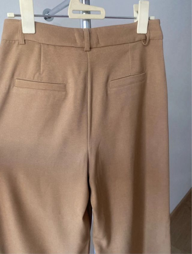 Pantalones de traje calentitos con pinza