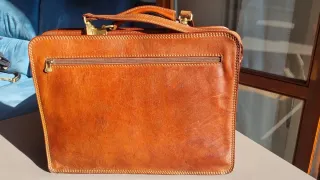 Valigetta The Bridge in cuoio doppia cerniera