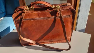 Valigetta The Bridge in cuoio doppia cerniera