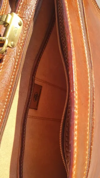 Valigetta The Bridge in cuoio doppia cerniera